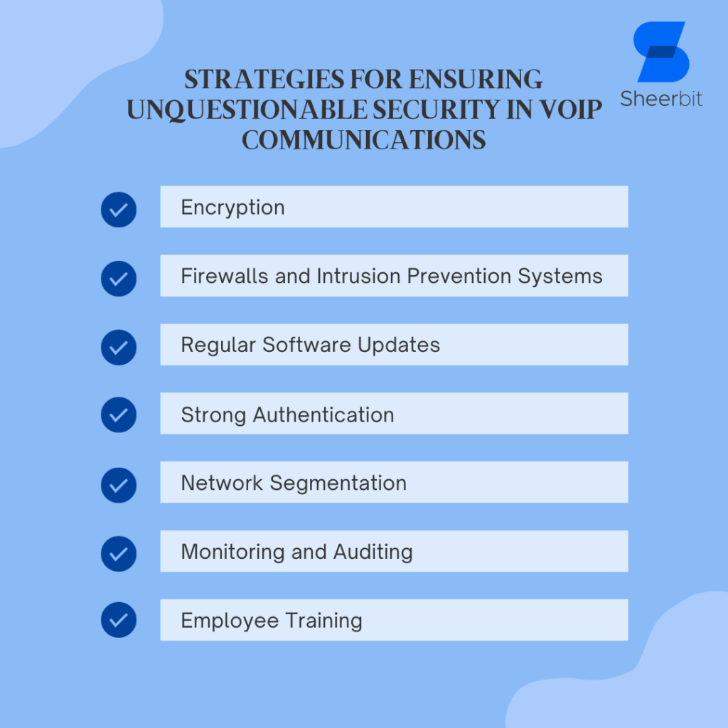Strategies for Ensuring Unquestionable Security in VoIP Communications