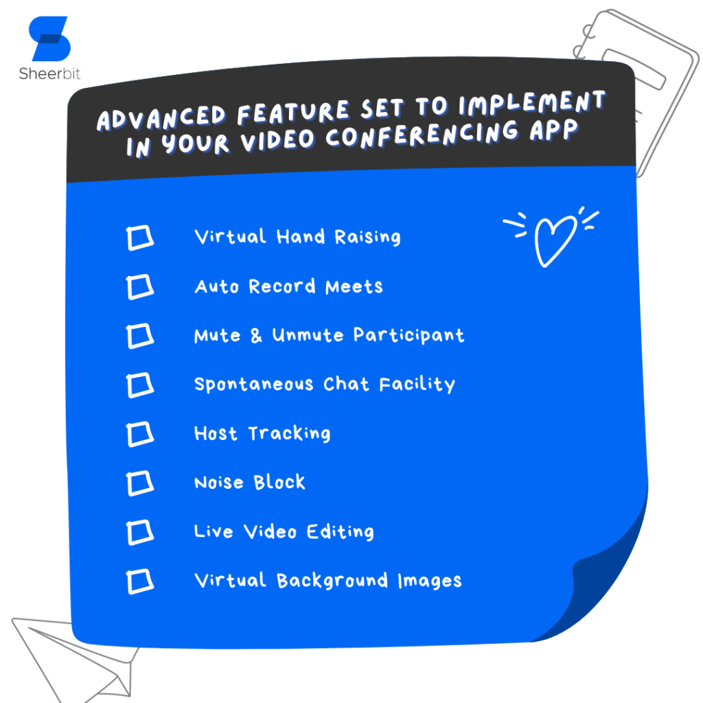 Advanced Feature Set To Implement in your Video Conferencing App