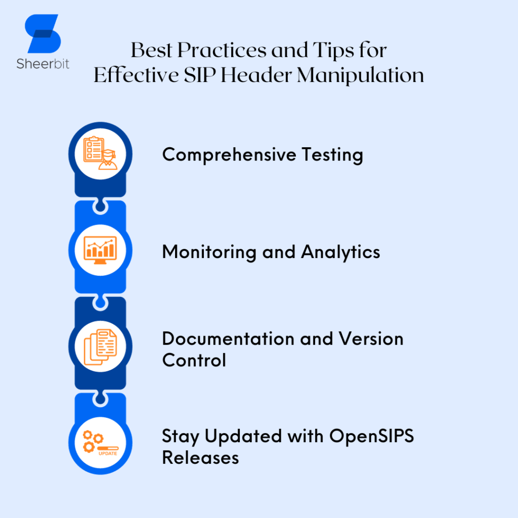 Best Practices and Tips for Effective SIP Header Manipulation
