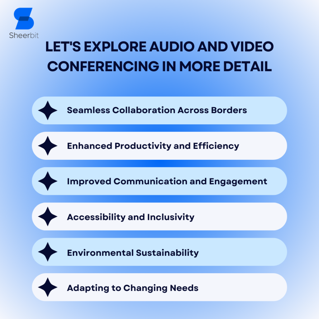 Let's Explore Audio and Video Conferencing in More Detail