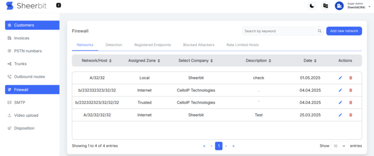 Super admin firewall
