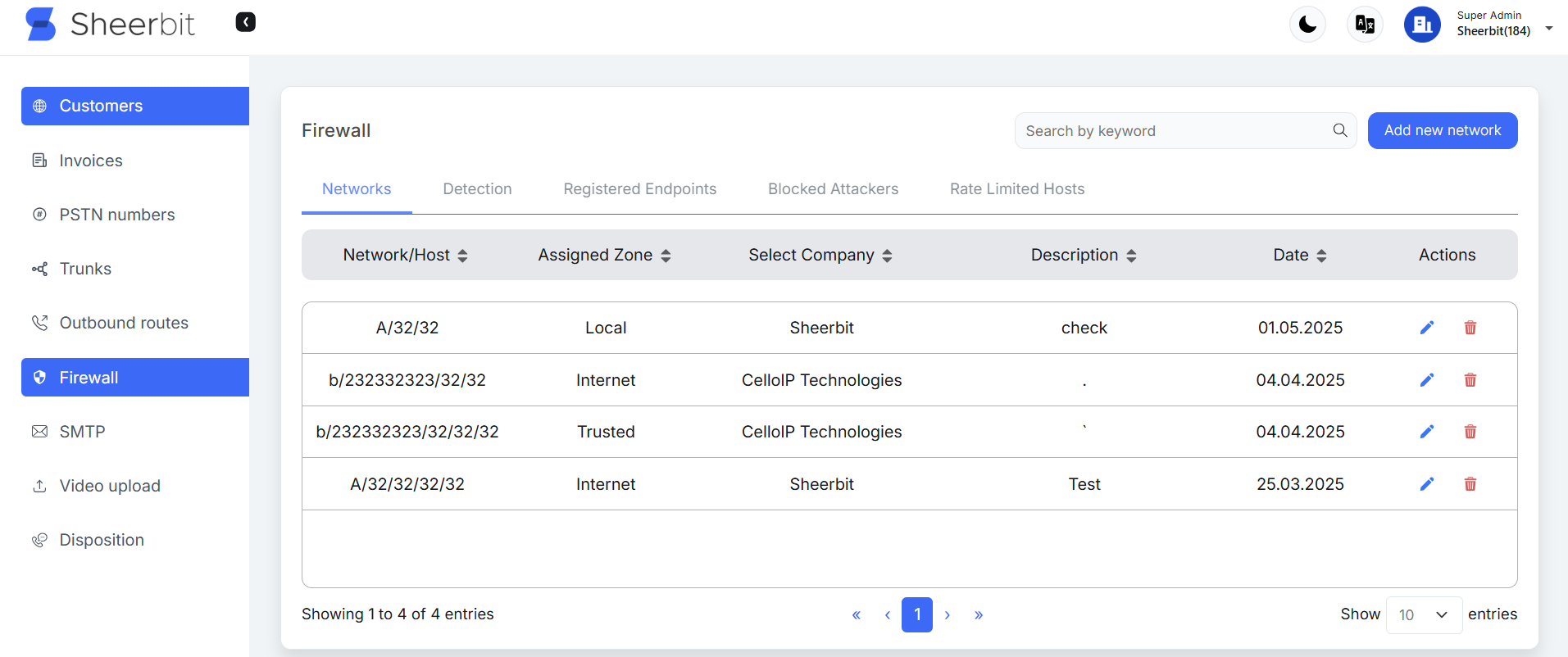 Super admin firewall