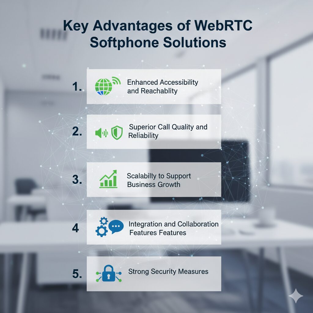 Key Advantages of WebRTC Softphone Solutions